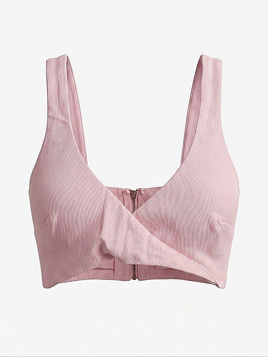 Showpo. Tops - NWT! Showpo Light Pink Cropped Bralette